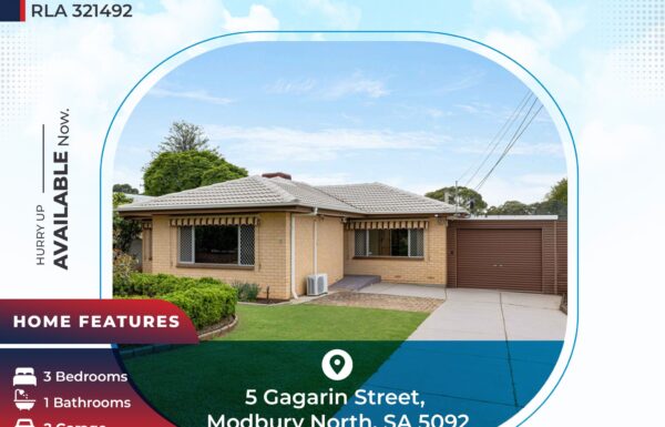 5 Gagarin Street, Modbury North, SA 5092